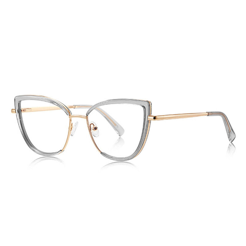 Occhiali da Vista Alva Cat Eye Grigio