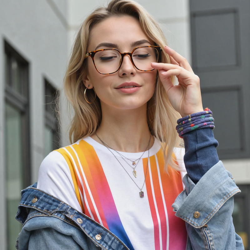 Evan Square Tortoise Glasses
