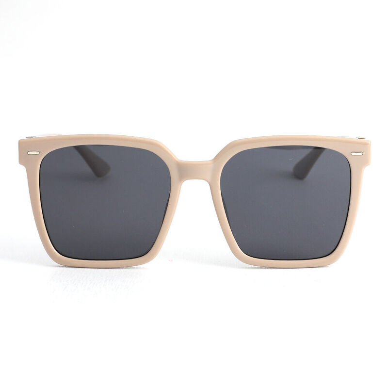 Roderick Quadratische Graue Sonnenbrille