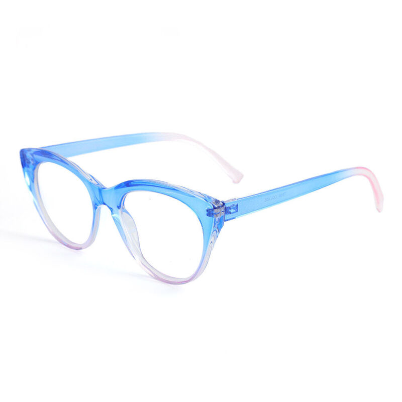 Lunettes de Vue Eleanore Cat Eye Bleu