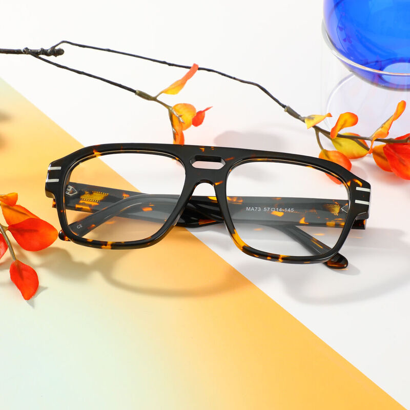 Maxwel Aviator Tortoise Glasses