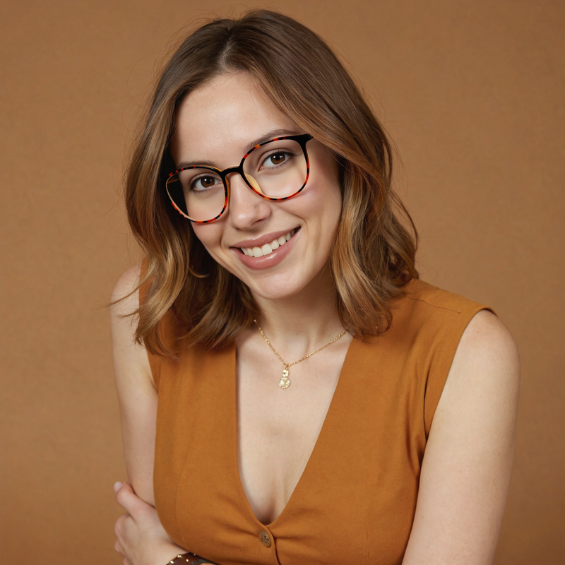 Gerald Square Tortoise Glasses
