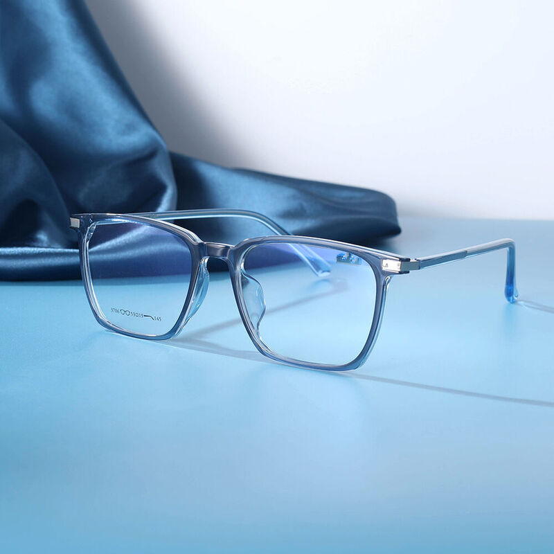 Rebus Square Blue Glasses