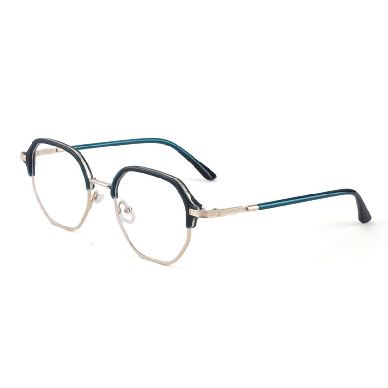Stewart Browline Green Glasses