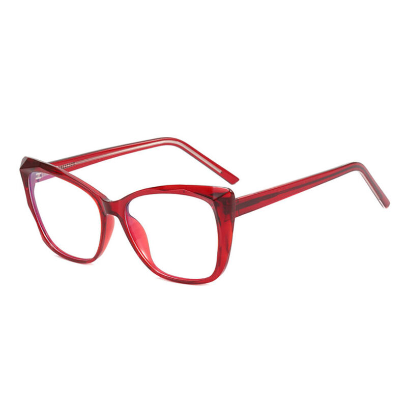 Lunettes de Vue Cornelie Cat Eye Rouge