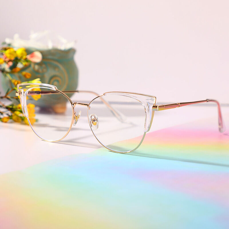 Turner Cat Eye Clear Glasses