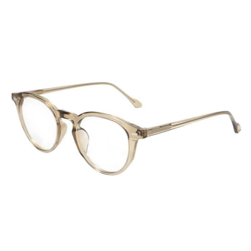 Catharine Round Brown Glasses