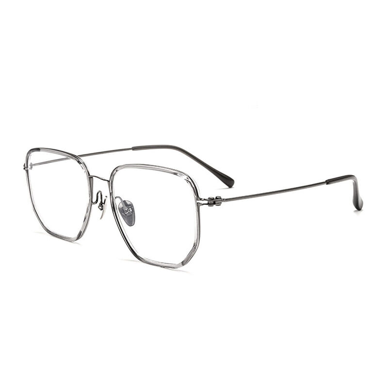 Miranda Square Gray Glasses
