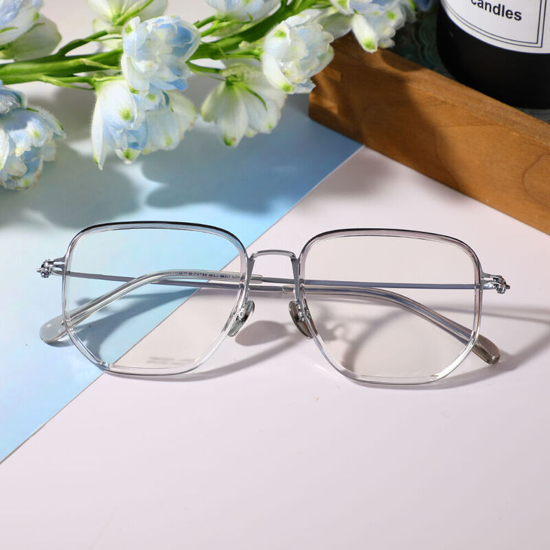 Miranda Square Clear Glasses