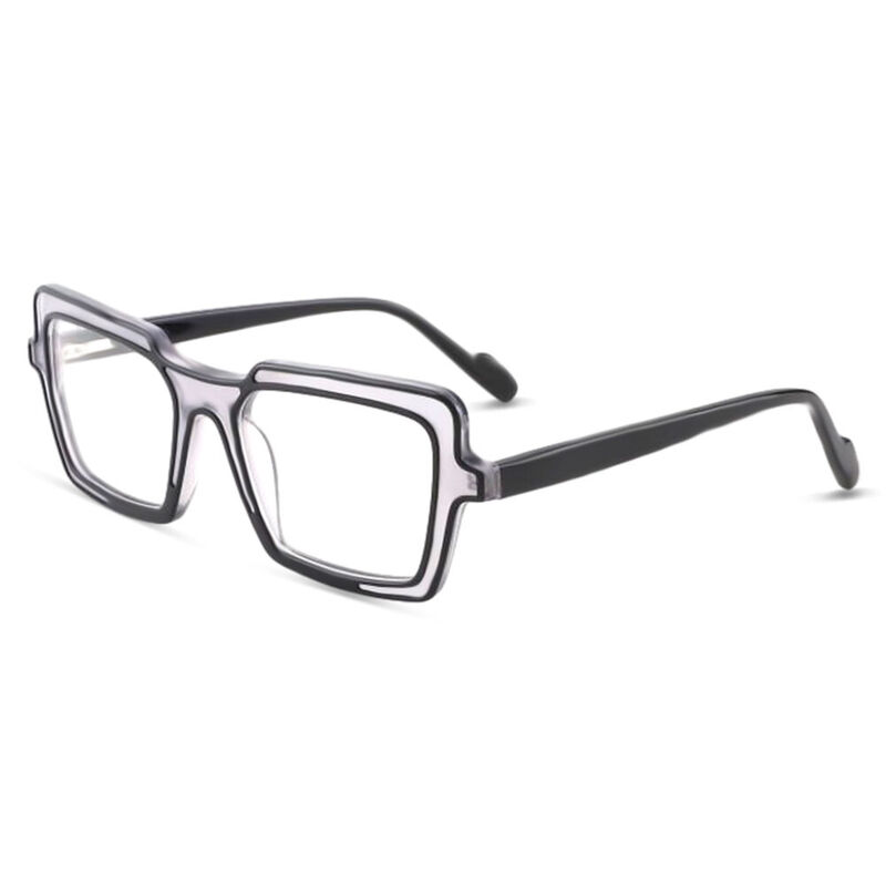 Dierser Square Black Glasses