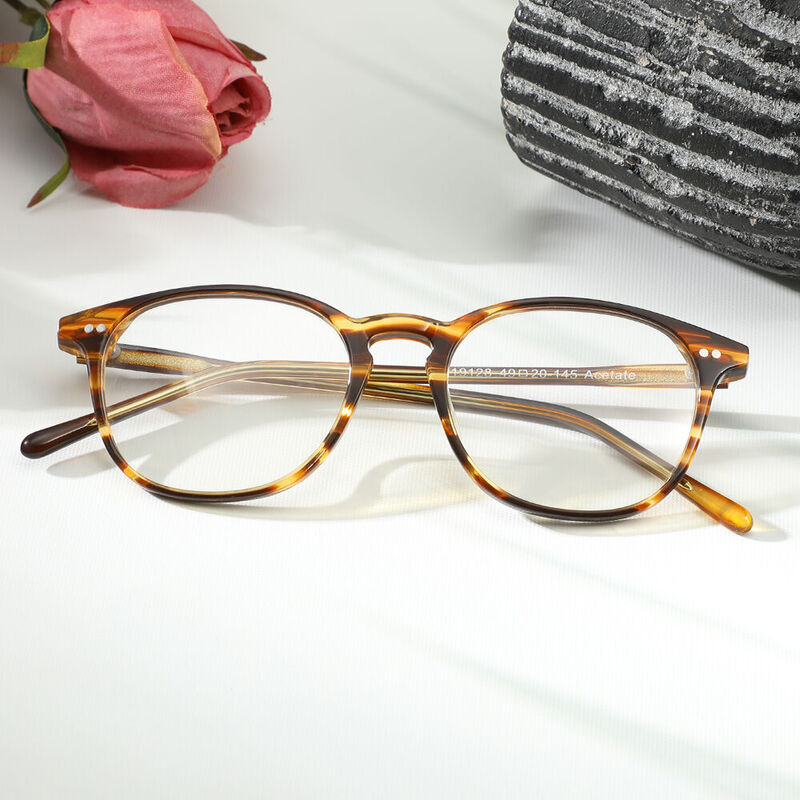 Noel Round Tortoise Glasses