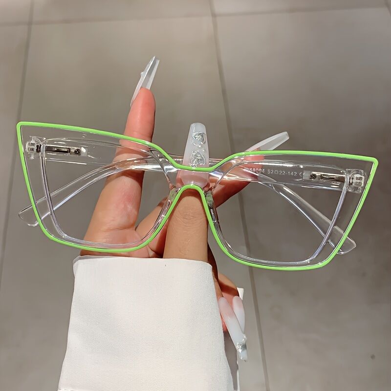 Elsa Cat Eye Green Glasses