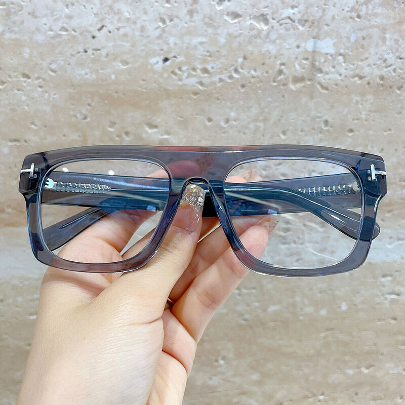 Baire  Square Gray Glasses