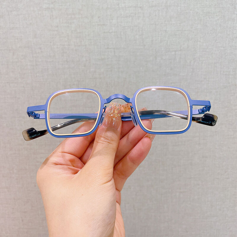 Bower Square Blue Glasses