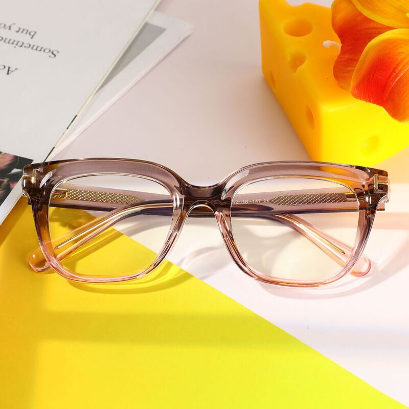 Wesley Cat Eye Gray Glasses