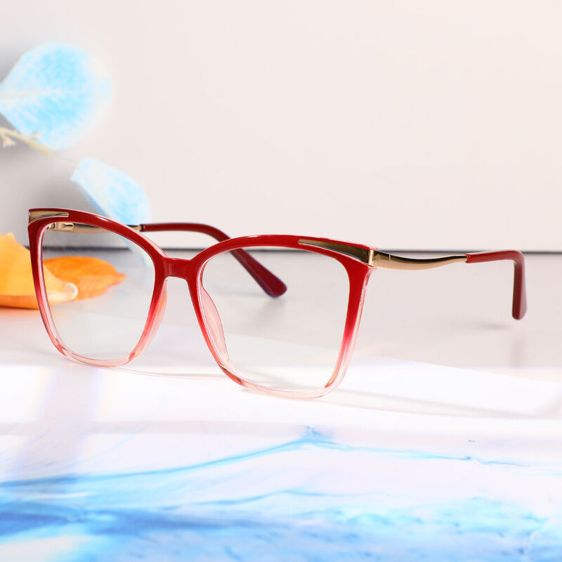 Occhiali da Vista  Beaufore Cat Eye Rosso