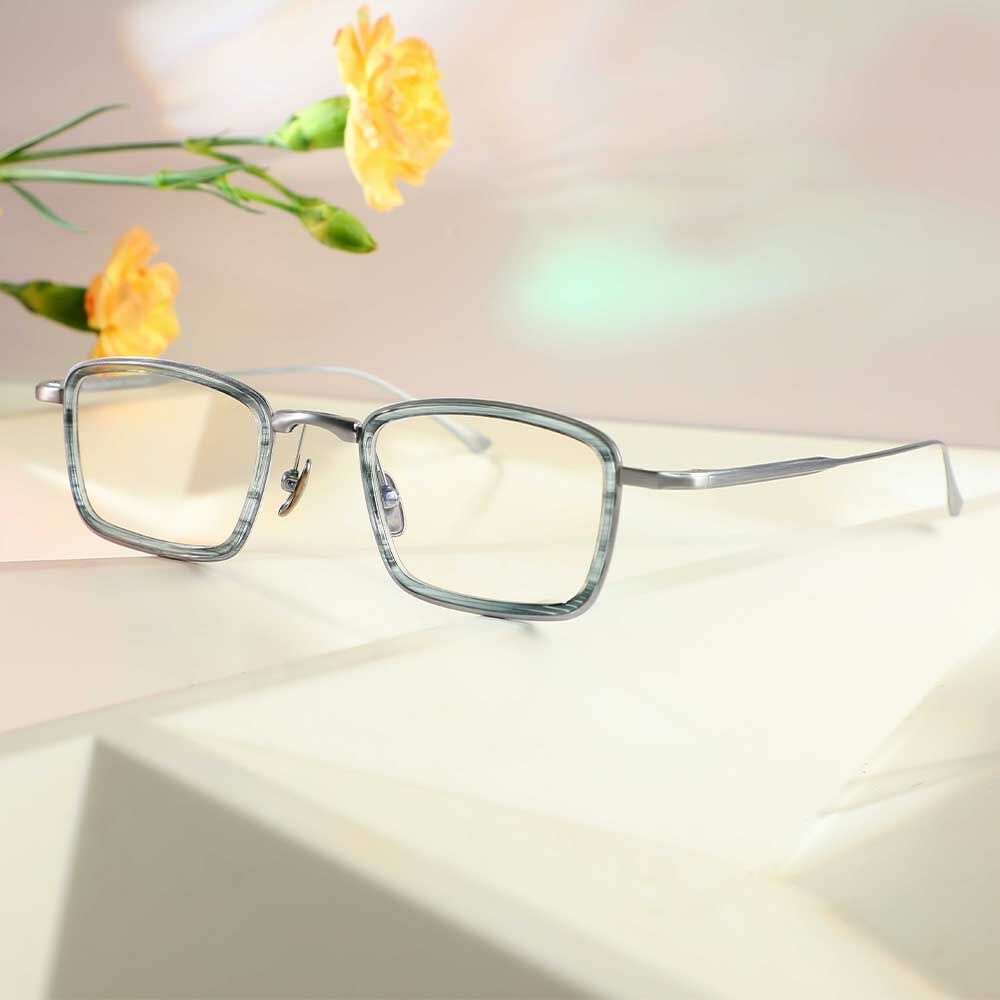 Occhiali da Vista Chester Rettangolare Blu