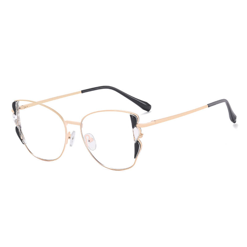 Rosado Cat Eye Black Glasses