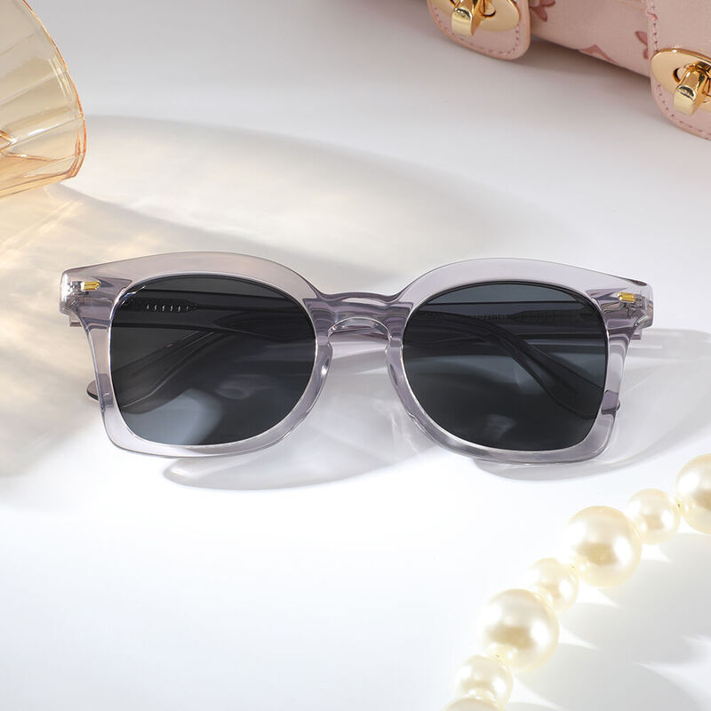 Nelly Butterfly Grey Sunglasses