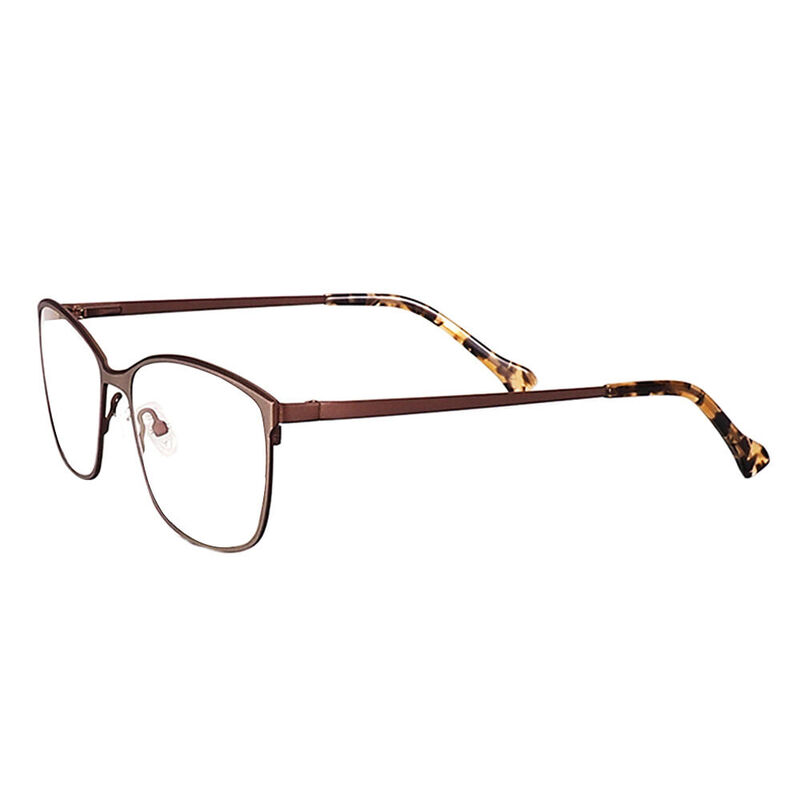 Hugee Square Brown Glasses