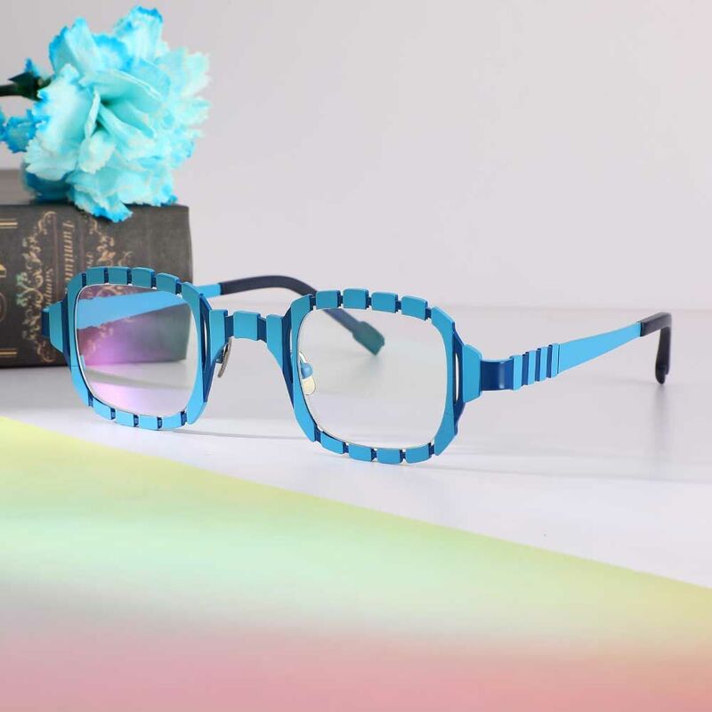 Lunettes de Vue Constance Carré Bleu