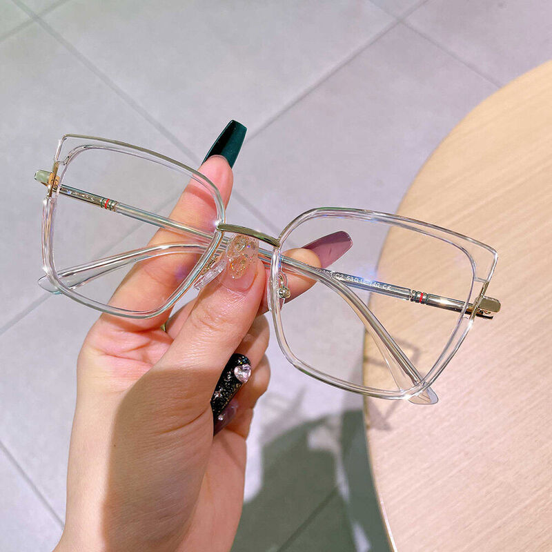 Occhiali da Vista  Clareiee Cat Eye Chiaro