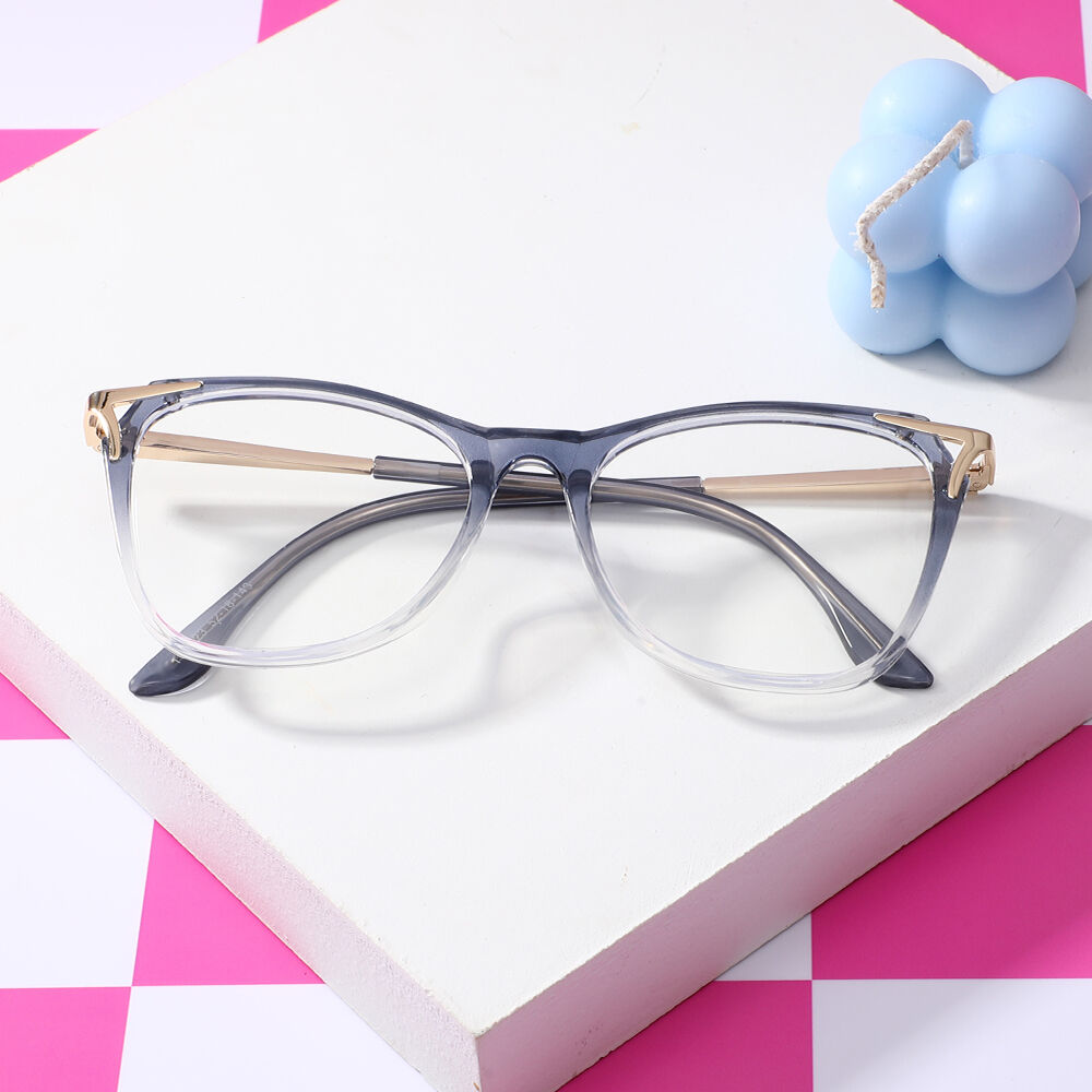 Jeromee Cat Eye Blue Glasses