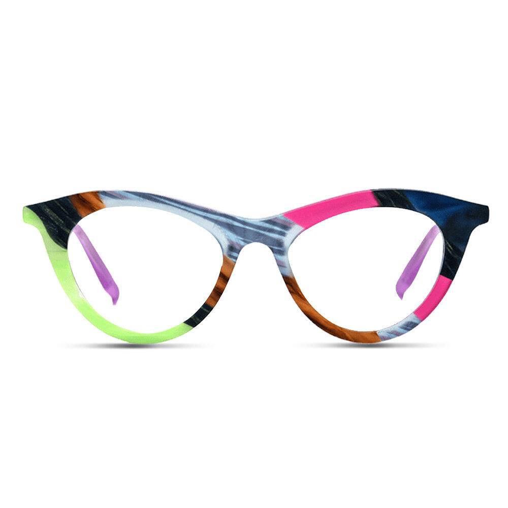 Webste Cat Eye Brown Glasses