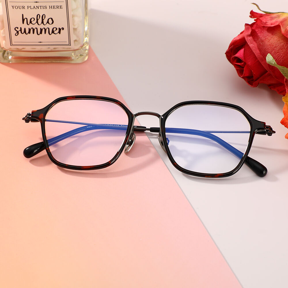 Elsie Geometrisch Schildkröt Brille