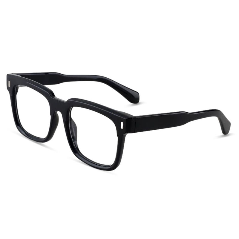 Galaxy Quadratische Schwarze Brille