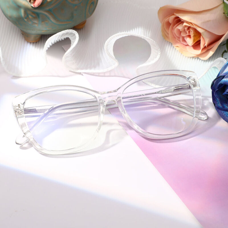 Birrel Cat Eye Clear Glasses