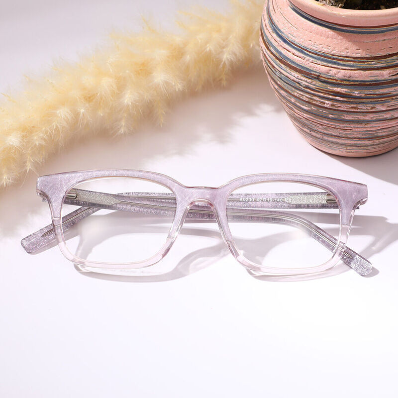 Fielding Square Purple Glasses