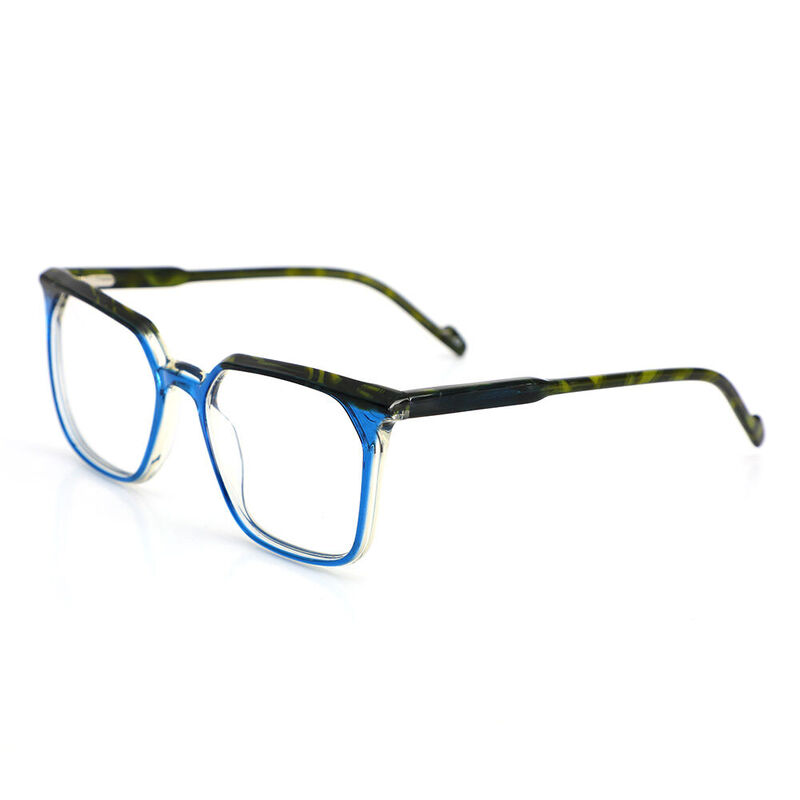 Evan Square Blue Glasses