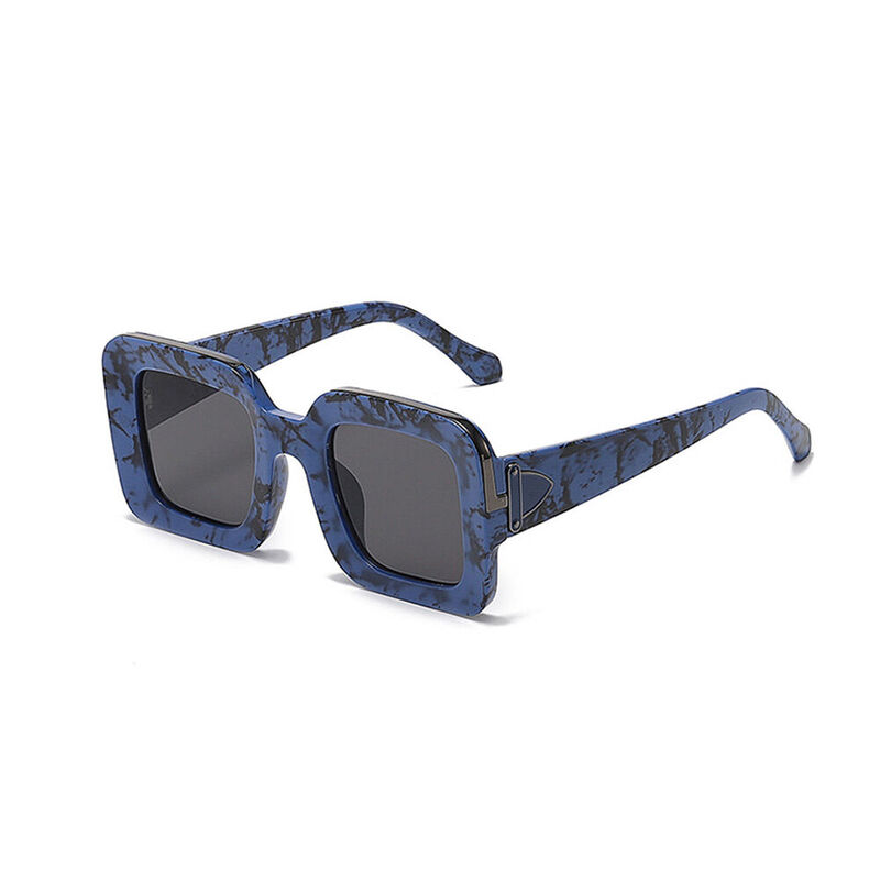 Nadine Square Blue Sunglasses