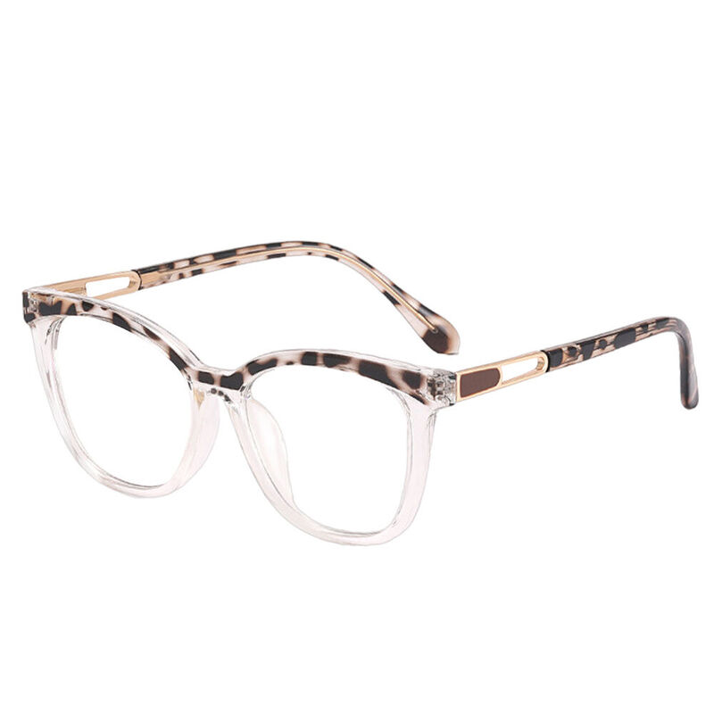 Guerra Square Leopard Glasses