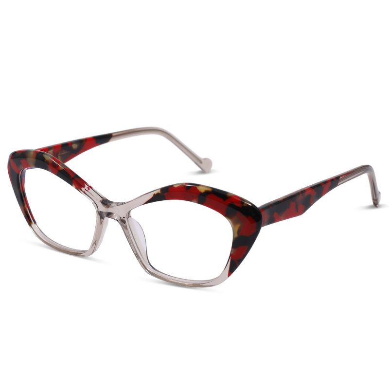 Arison Cat Eye Red Glasses