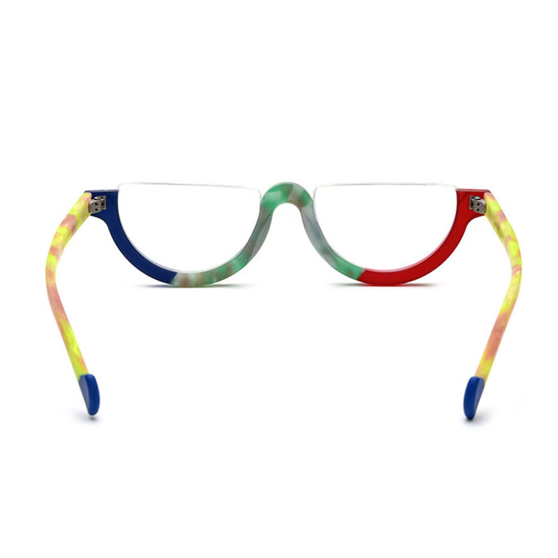 Yvetta Oval Green Glasses