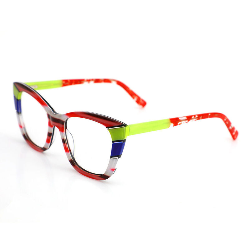 Occhiali da Vista Andrew Cat Eye Rosso