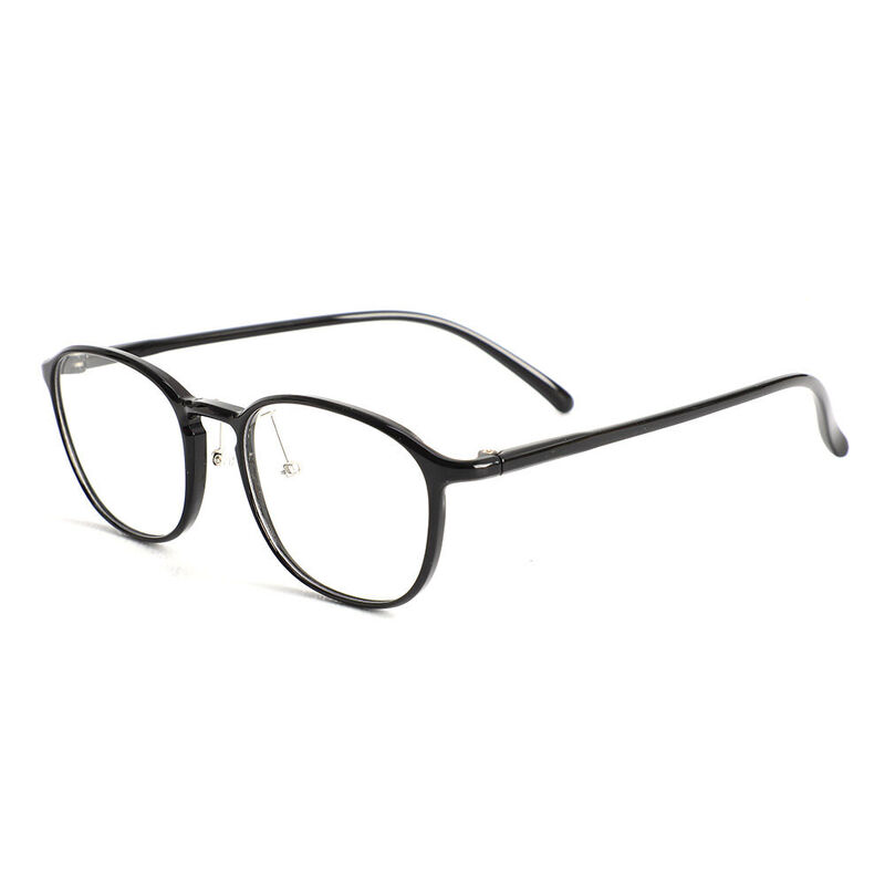 Truda Quadratische Schwarze Brille