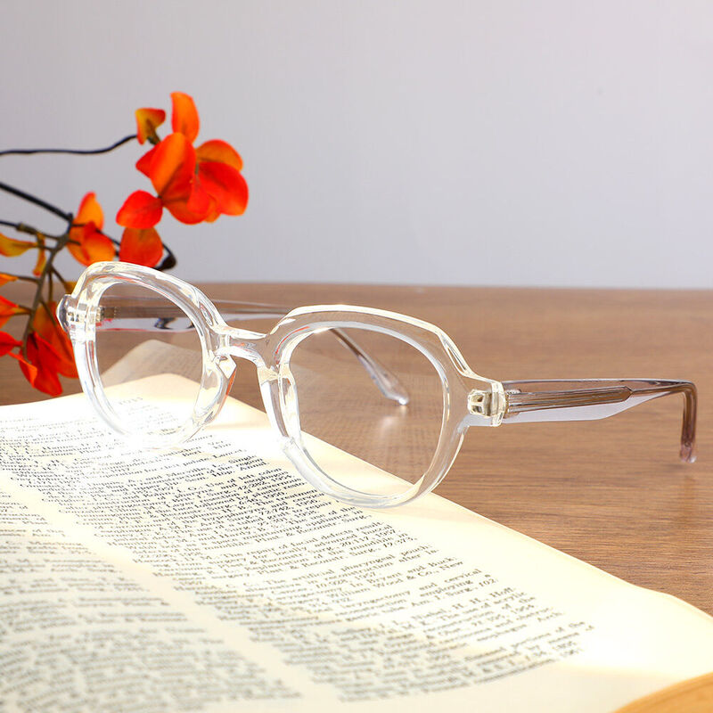 Deborah Runde Klare Brille