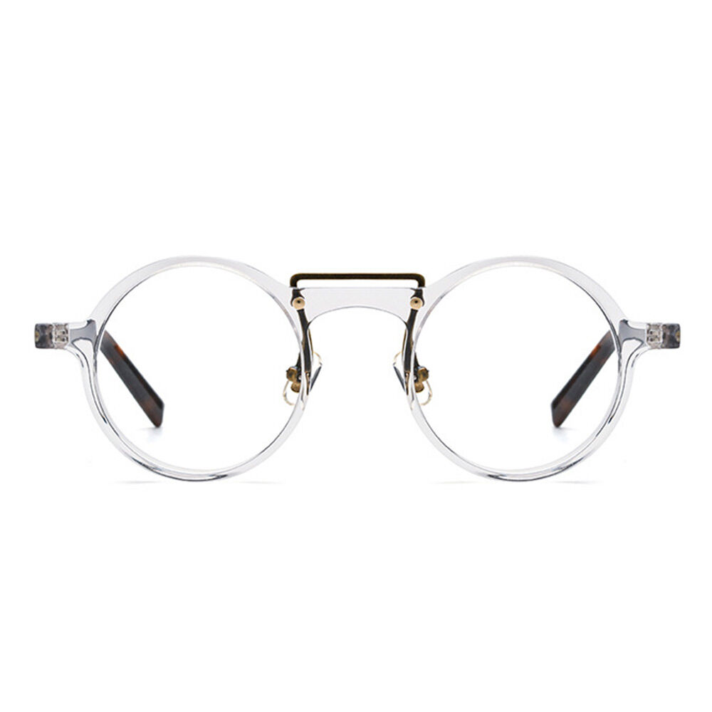 Barrie Round Clear Glasses