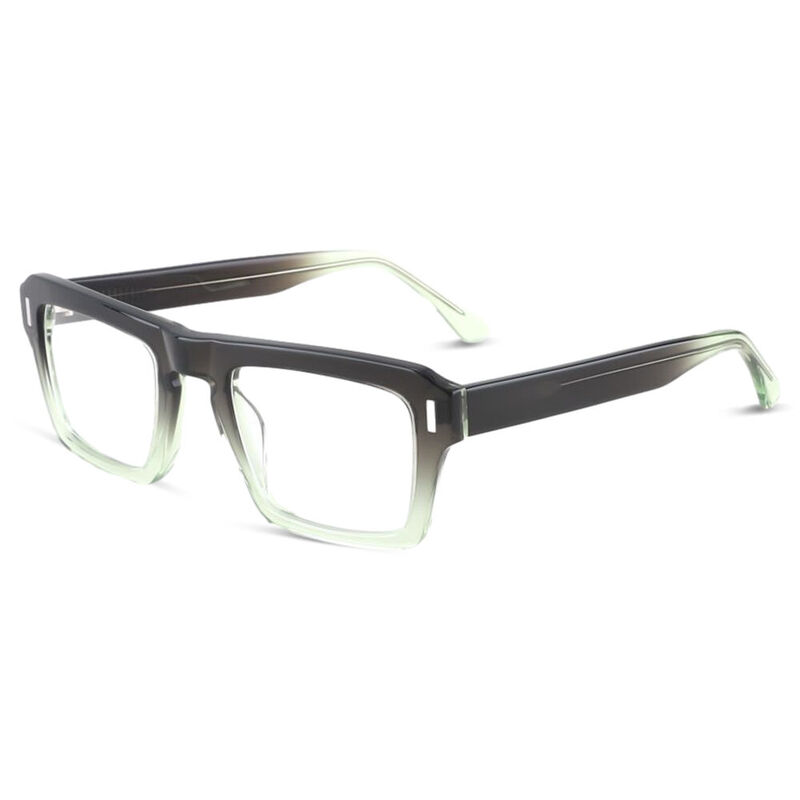 Kurup Square Green Glasses