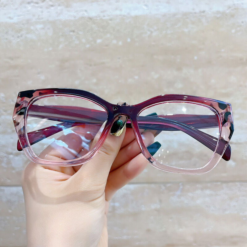 Rita Cat Eye Red Glasses