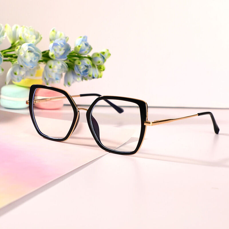 Jackso Cat Eye Black Glasses