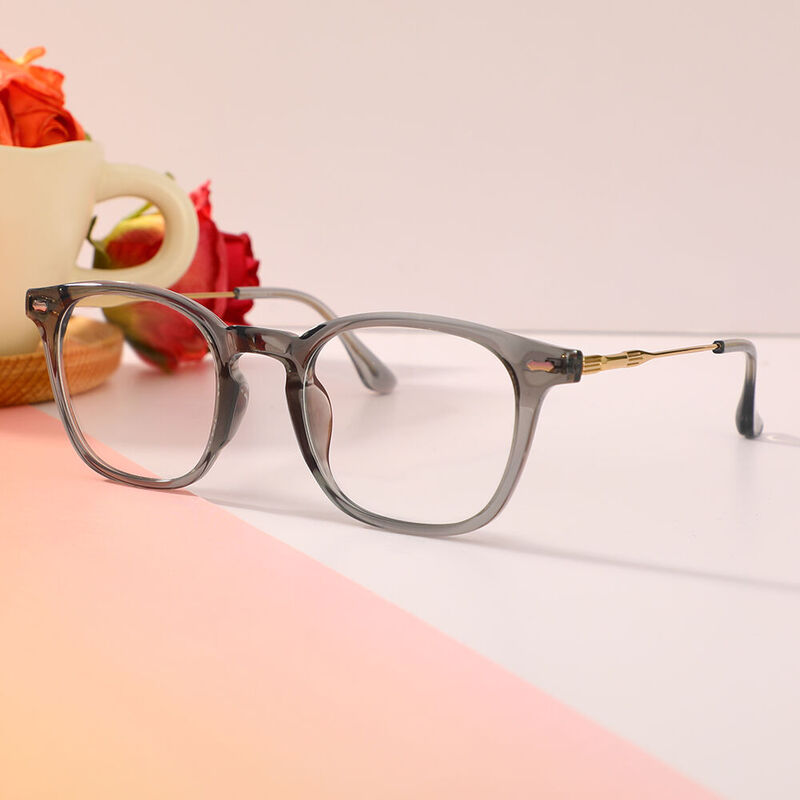 Pepys Square Gray Glasses