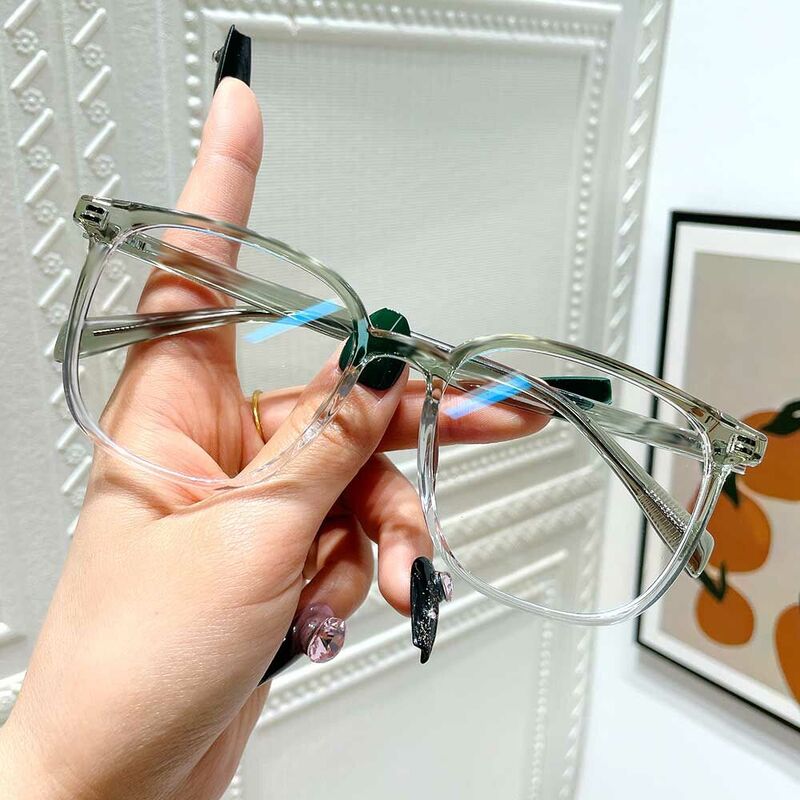 Norton Square Green Glasses