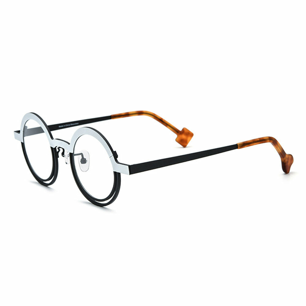 Lunettes de Vue Charle Ronde Blanche