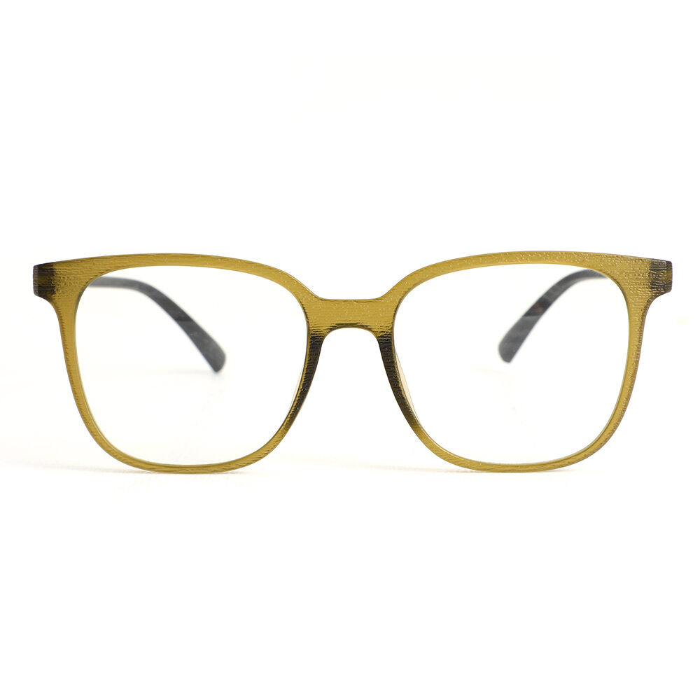 Candice Quadratische Grüne Brille