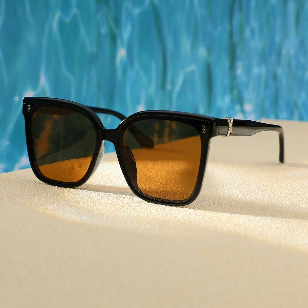 Lunettes de Soleil Bowen Carré Noir