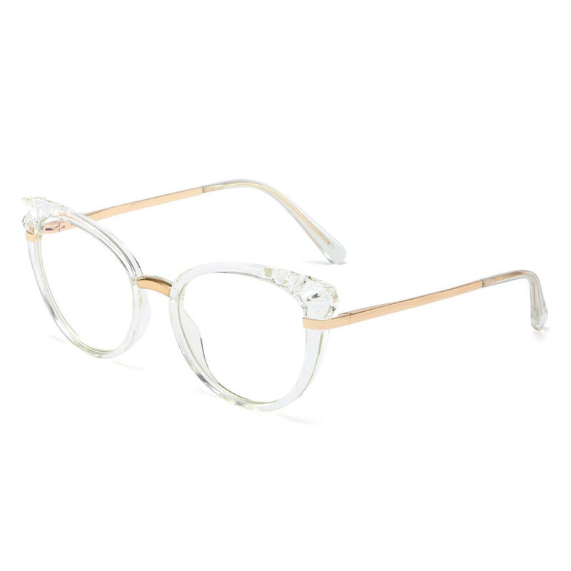 Hayden Cat Eye Clear Glasses